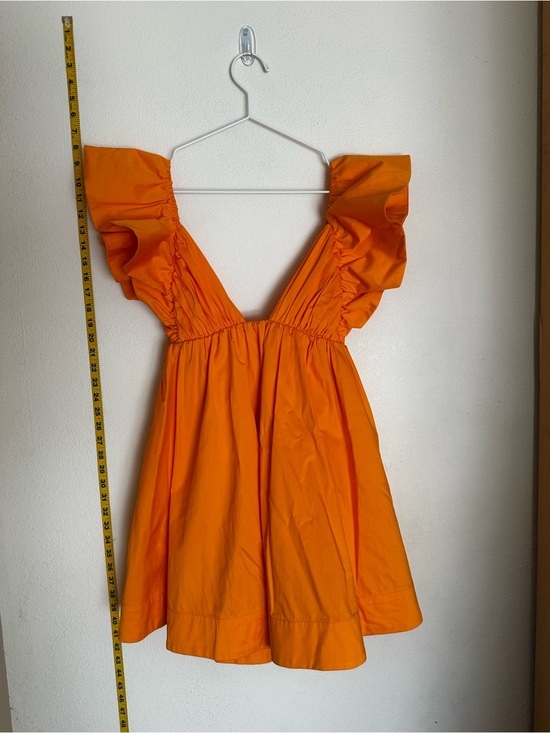 For Love And Lemons Dresses & Skirts - For Love & Lemons Orange Ruffle Mini Dress
